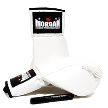 Load image into Gallery viewer, MORGAN LACE UP AUTOGRAPH GLOVES (10OZ)
