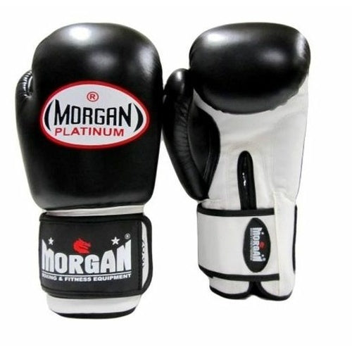 MORGAN V2 PLATINUM LEATHER SPARRING GLOVES (10-12-14-16OZ)