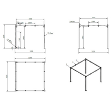 Load image into Gallery viewer, MORGAN 8 STATION PUNCH BAG RACK
